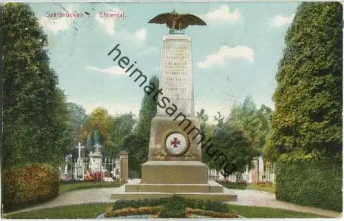 Saarbrücken - Ehrental - Denkmal - Verlag Bruno Goerz Beuerle Saarbrücken