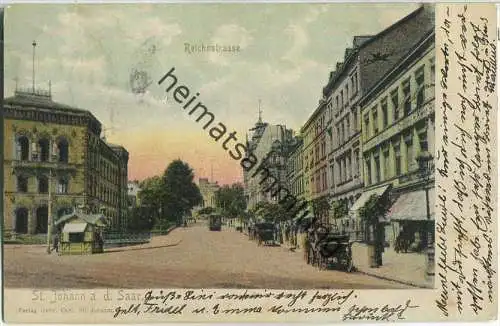 Saarbrücken - St. Johann - Reichsstraße - Verlag Gebr. Carl St. Johann