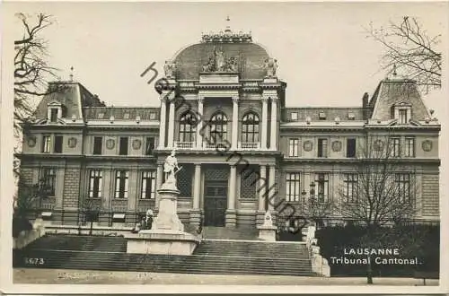 Lausanne - Tribunal Cantonal - Foto-AK 30er Jahre - Edition Perrochet Matile Lausanne