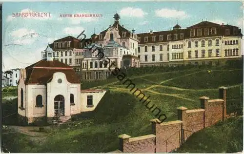 Saarbrücken - Neues Krankenhaus - Verlag Br. Goerz Beuerle Saarbrücken