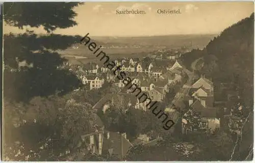 Saarbrücken - Ostviertel - Verlag E. Hartmann Strassburg