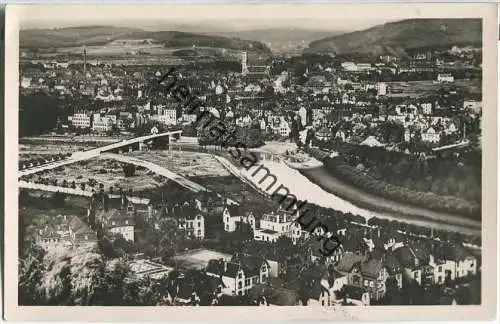 Saarbrücken - Gesamtansicht - Foto-Ansichtskarte - Verlag P. Krämer Saarbrücken