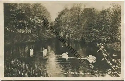 Moers - Stadtgraben - Verlag Gerh. Pannen Moers gel. 1931