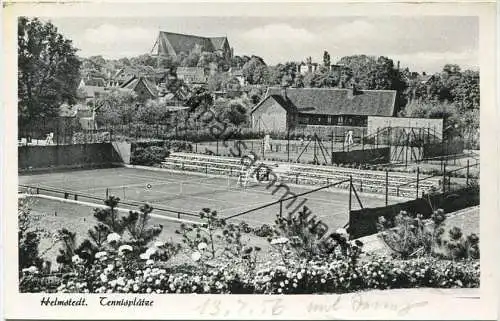 Helmstedt - Tennisplätze - Verlag Ferd. Lagerbauer & Co. Hamburg