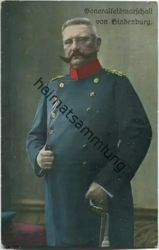 Generalfeldmarschall von Hindenburg