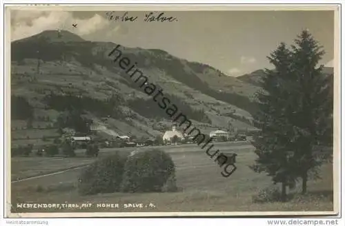 Westendorf mit Hoher Salve - Foto-AK