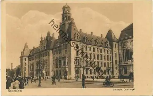 Rotterdam - Stadhuis Coolsingel - Uitg. Roukes & Erhart Baarn