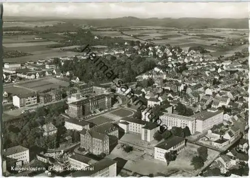 Kaiserslautern - Schulviertel - Luftaufnahme - Foto-AK