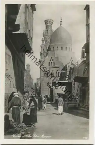 Cairo - The Blue Mosque - Foto-AK 30er Jahre