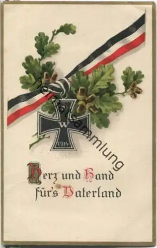 Patriotika - Herz und Hand für's Vaterland - Eisernes Kreuz