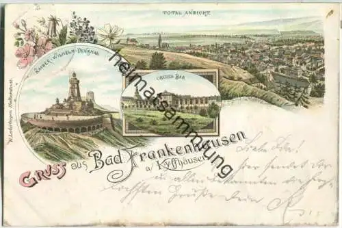 Bad Frankenhausen - Oberes Bad - Kaiser-Wilhelm-Denkmal