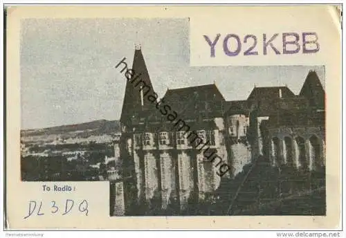 QSL - QTH - Funkkarte - YO2KBB - Rumänien - Romania - Timisoara - 1959