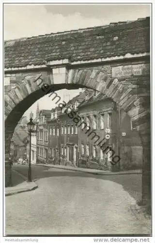 Freiberg - Donatstor und Donatsgasse - Foto-AK