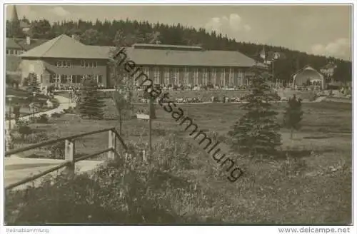 Oberhof - Kurpartie am Haus der Freundschaft - Foto-AK