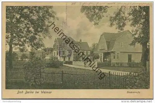 Bad Berka bei Weimar - Badestrasse