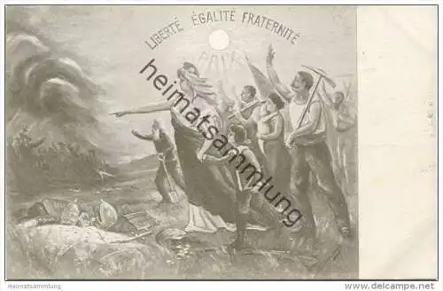 Liberté egalité fraternité - Marianne ca. 1900