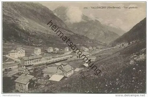 Vallorcine - Vue generale sur la gare