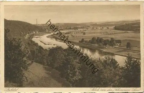 Ruhrtal - Blick von der Schwarzen Lene - Verlag P. Reintges Essen gel. 1929