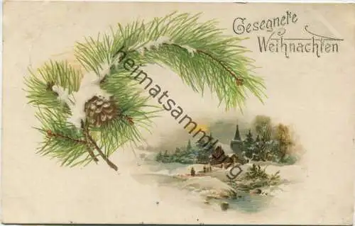 Gesegnete Weihnachten gel. 1906