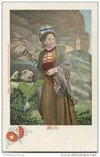 Walliser Tracht ca. 1900