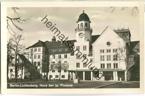 Ost-Berlin - Lichtenberg - Haus der jungen Pioniere - Foto-Ansichtskarte - Verlag Photochemie Berlin