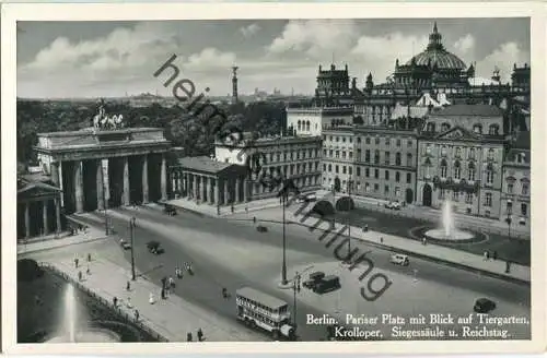 Berlin - Brandenburger Tor - Krolloper - Pariser Platz