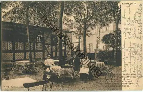 Bad Godesberg - Gasthaus zum Godesberg - Lindengarten - Geschwister Schumacher - Verlag H. Straeter Bonn