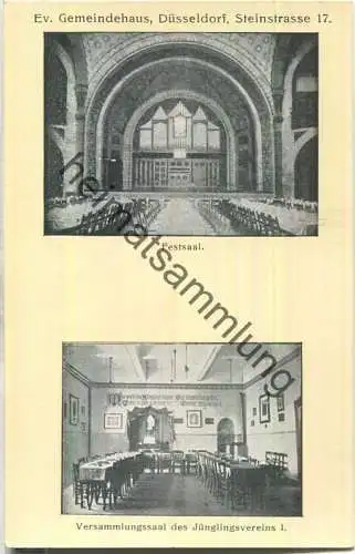 Düsseldorf - Ev. Gemeindehaus in der Steinstrasse 17 - Verlag Montanus & Ehrenstein Barmen