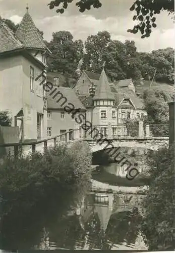 Rastenberg - Partie an der Lossa - Foto-Ansichtskarte - VEB Bild und Heimat Reichenbach