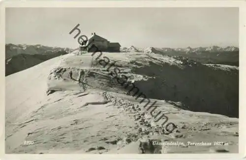 Gemeindealpe - Terzerhaus - Foto-AK 1938 - Verlag C. R. Wiatschka Wien