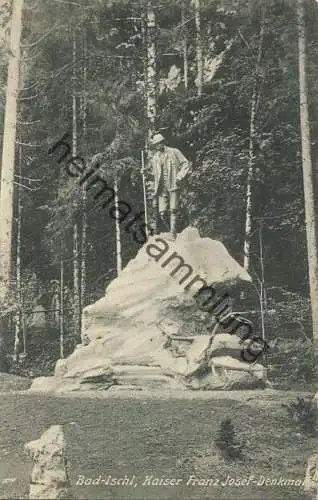 Bad Ischl - Kaiser Franz Josef-Denkmal - Foto-AK - Verlag J. Pick Linz