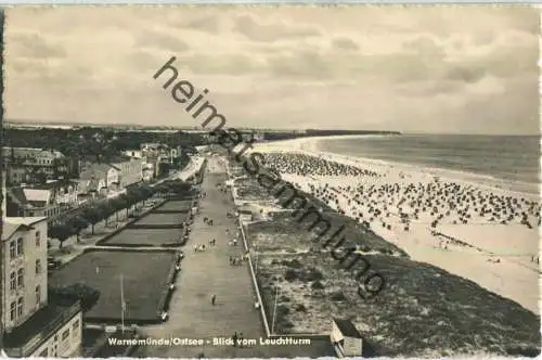 Warnemünde - Blick vom Leuchtturm - Verlag R. Lederbogen Karl-Marx-Stadt