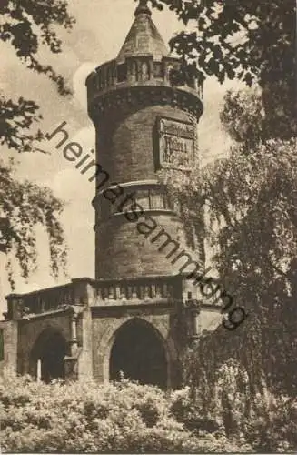 Saarbrücken - Winterbergdenkmal - Bildpostkarte des Saar-Hilfswerks