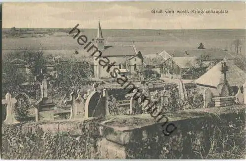 Etraye - Kirche - westl. Kriegsschauplatz - Verlag M. Kettling Schalksmühle