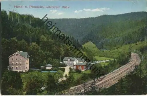 Hotel und Pension Gehlberger Mühle 1918 - Verlag Gebr. Metz Tübingen