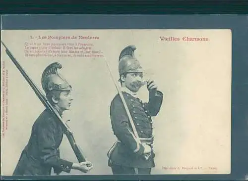 vieilles chansons, les pompiers de nanterre (Nr. 8387)