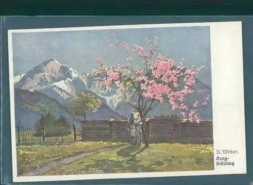 u. weber, bergfrühling (Nr. 8487)