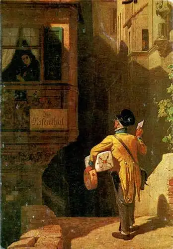 carl spitzweg, der postbote im rosenthal (Nr. 11373)