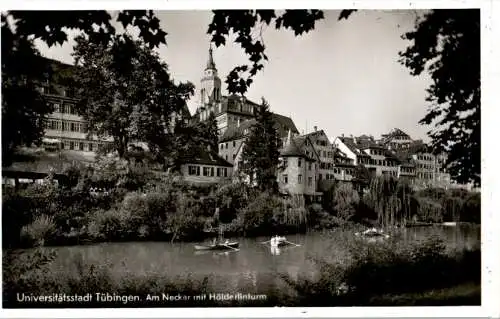 tübingen, am neckar beim hölderlinturm (Nr. 12817)