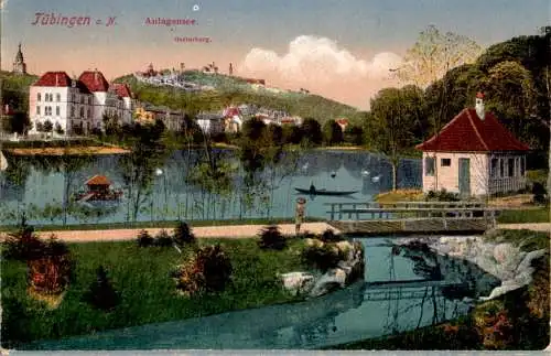 tübingen, anlagensee oesterberg, 1925 (Nr. 12820)