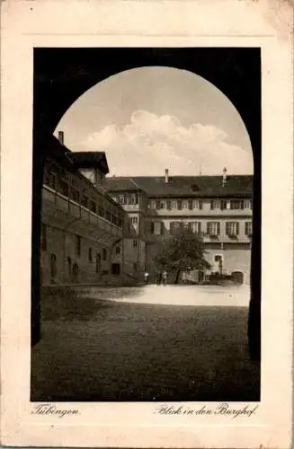 tübingen, blick in den burghof (Nr. 13827)