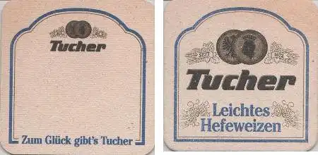 Bierdeckel quadratisch - Tucher - Leichtes Weizen