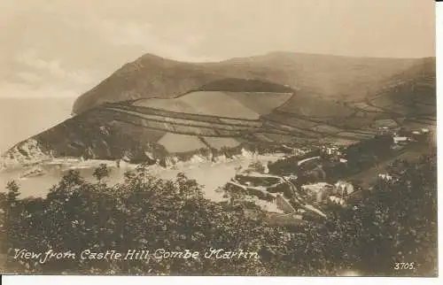 PC29168 Blick vom Castle Hill Come Martin. R.S. Short. Nr. 3705