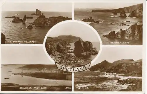 PC23256 Shetland. Multi-View. Valentinstag. 1953