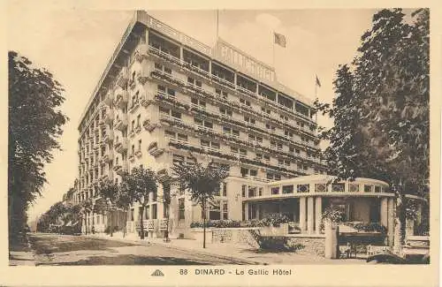 PC49431 Dinard. Le Gallic Hotel. Photomechanik