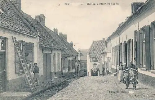 PC49882 Rue du Contour de l Eglise. Fräulein Hahn. Nr. 206. B. Hopkins