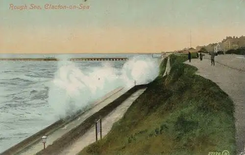 PC59932 Raues Meer. Clacton auf See. 1909