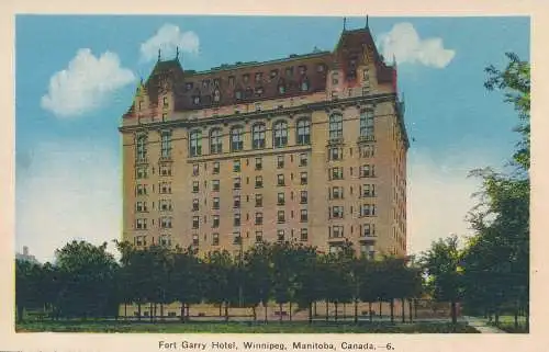 PC53178 Fort Garry Hotel. Winnipeg. Manitoba. Kanada. Nr. 6