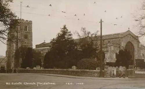 PC61506 Allerheiligenkirche. Maidstone. Y. und C. Nr. 1065