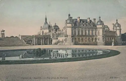 PC51622 Chateau de Chantilly. Aufnahmeansicht des Parterre. B. Hopkins